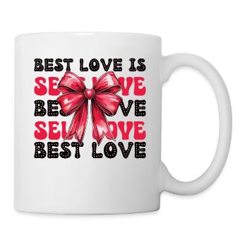 Selbstliebe Valentinstag Kokette - Tasse - Weiß - Rechts