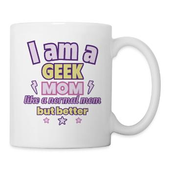 Mother Geek, Mother's Day Gift, Technology - Mug - white - Right