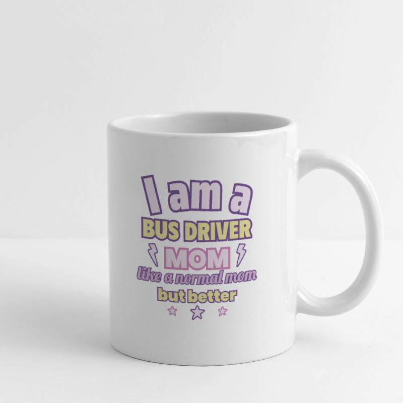 Busfahrerin-Mama, Muttertag Geschenk, Verkehr Tasse