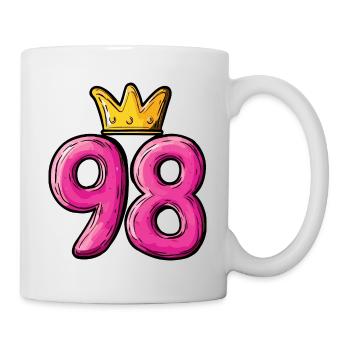 98 Number Krone - Mug - white - Right
