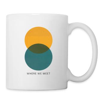 Where We Meet - Tasse - Weiß - Rechts