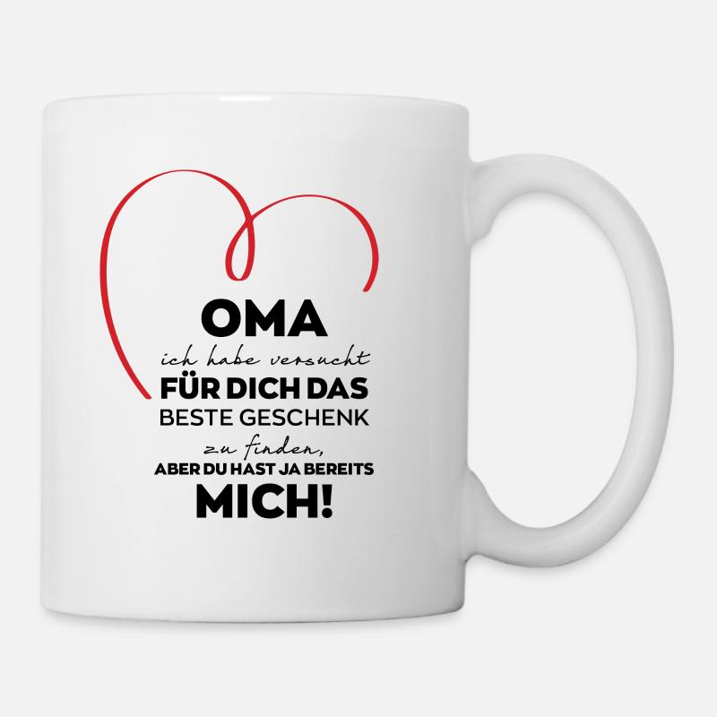 Cadeau drôle de grand-mère grand-mère - Mug blanc - blanc