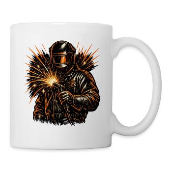 Soudeur Sparks Metal Industry Work Pride - Mug blanc - blanc - Droite