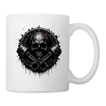 Petrol in the blood - Mug - white - Right