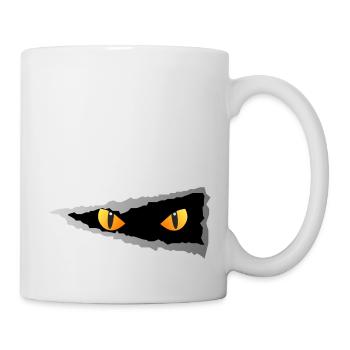 creature eyes Monster augen - Tasse - Weiß - Rechts