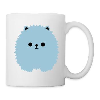 Zwergspitz V1 - Tasse - Weiß - Rechts