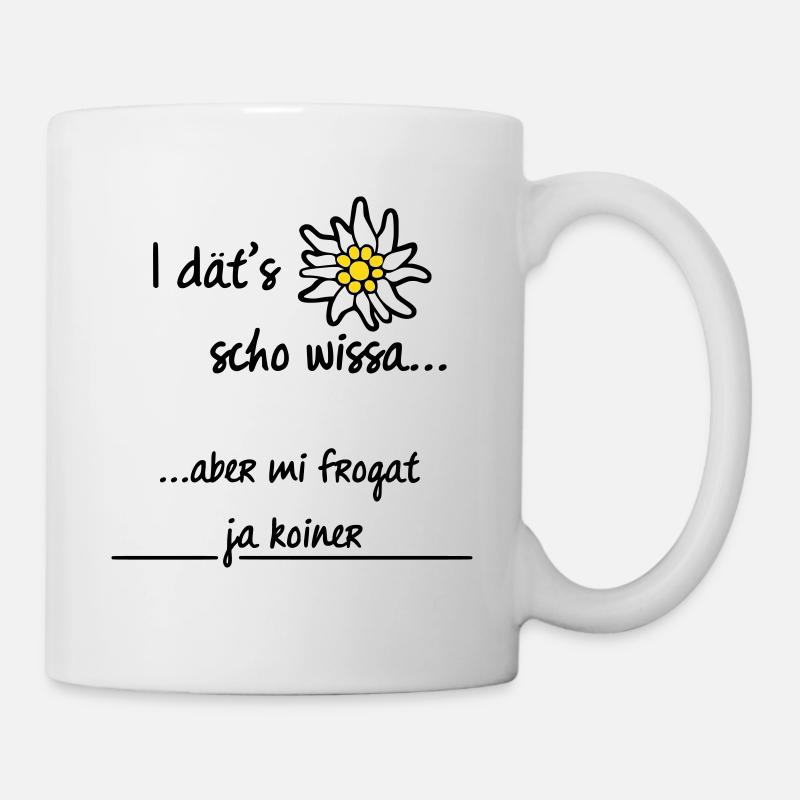 I dät's scho | Allgäu Tassen & Zubehör - Tasse - Weiß