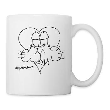 penis Love - Mug - white - Right