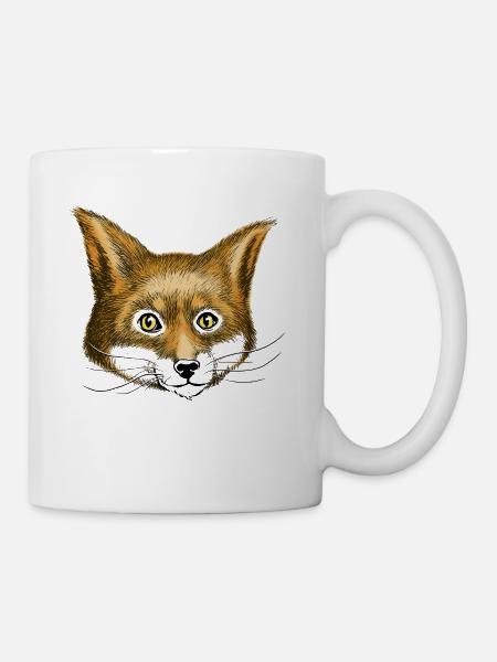 Fox le renard - Mug blanc - blanc