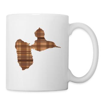 T-Shirt gwada Madrassa Brown - Tasse - Weiß - Rechts