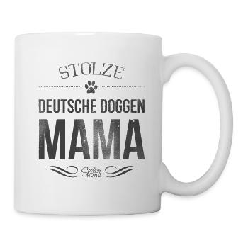 Stolze Deutsche Doggen Mama - Tasse - Weiß - Rechts