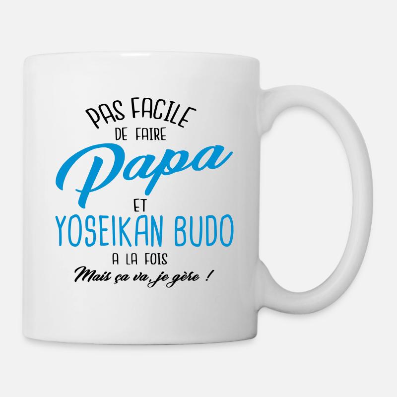 Papa et yoseikan budo - Mug blanc - blanc