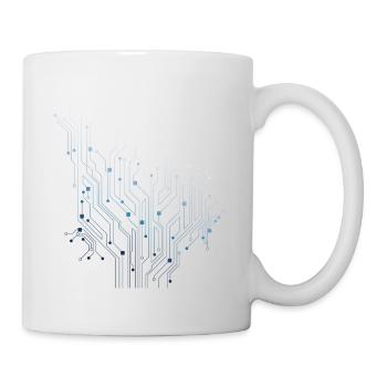 électronique 2 - Mug blanc - blanc - Droite