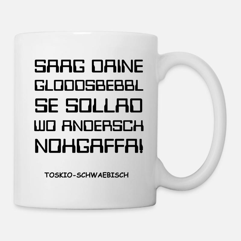 Gloddsbebbl - Tasse - Weiß