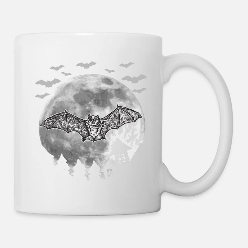 Fledermaus - Tasse - Weiß