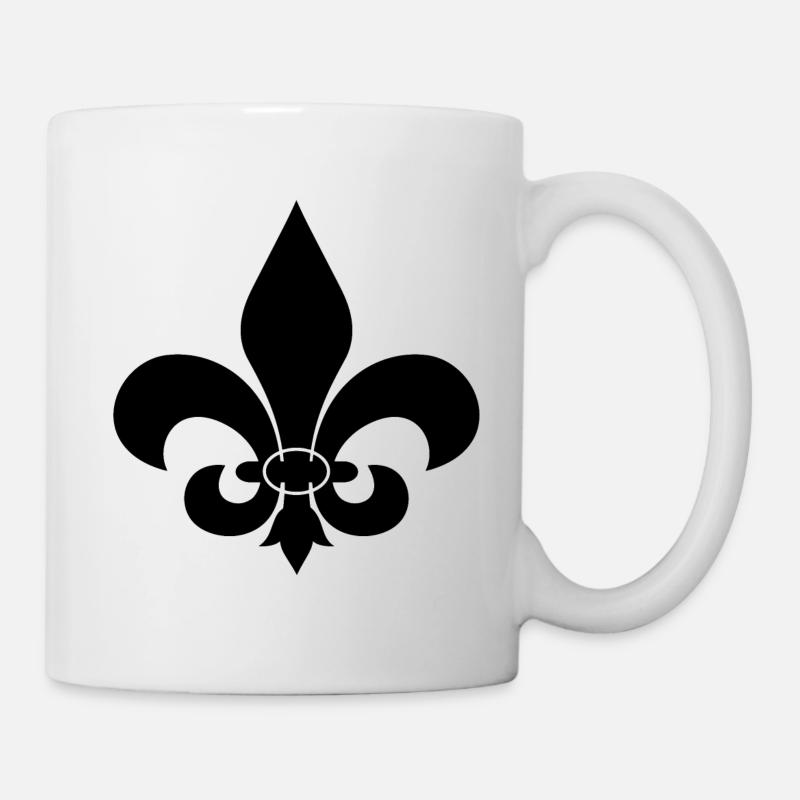 FLEUR DE LIS SHIRT - Tasse - Weiß
