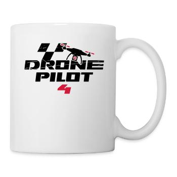Drone Pilot 4 - Mug blanc - blanc - Droite