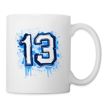 Marseille 13 Dirt - Mug blanc - blanc - Droite