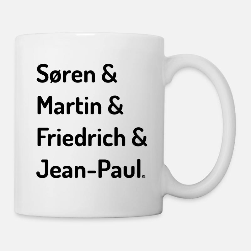 Les existentialistes - Mug blanc - blanc