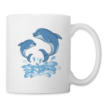 Bottlenose Dolphin Sea - Mug - white - Right