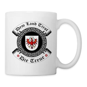 Dem Land Tirol die Treue - Tasse - Weiß - Rechts