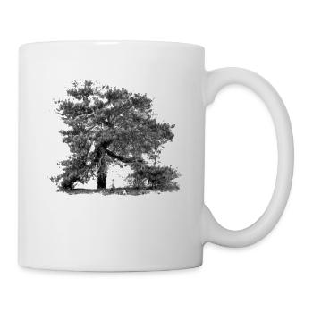 Kiefer - Tasse - Weiß - Rechts