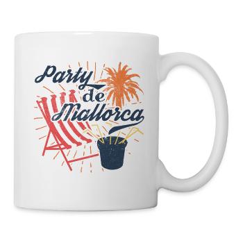 Party in Mallorca cool motive gift - Mug - white - Right