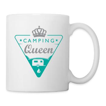 Camping Shirt Queen - Mug - white - Right