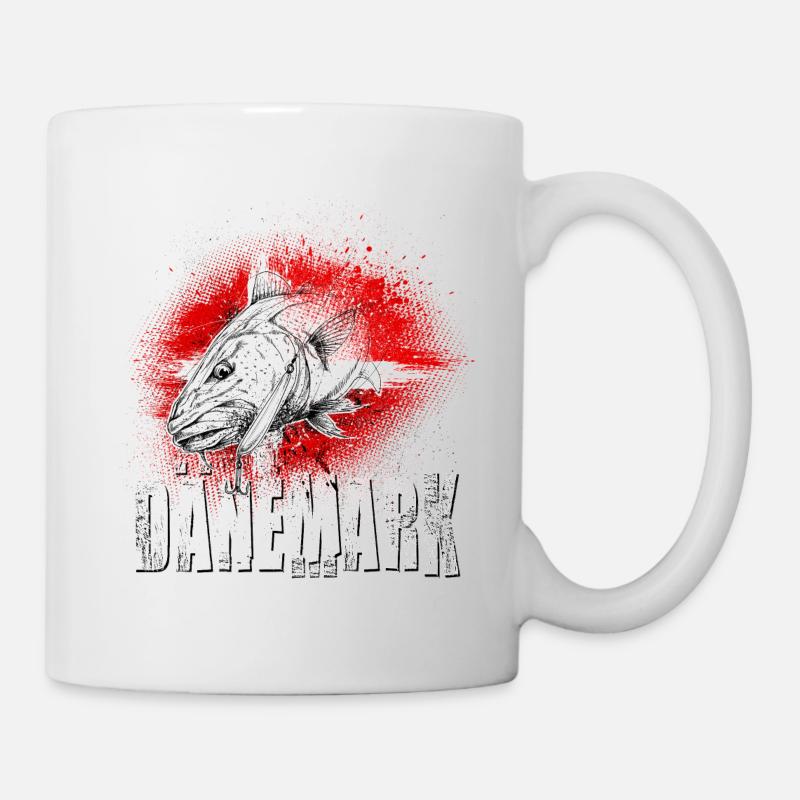 Fishing in Denmark - Mug - white