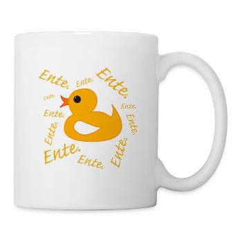 Ente Ente Ente - Tasse - Weiß - Rechts