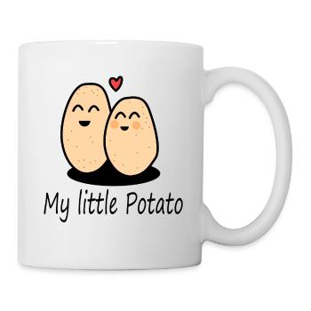Lovers Cart potato gift heart My little pota - Mug - white - Right