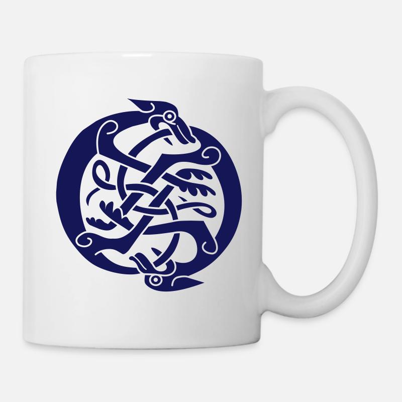 Keltisches Design Tiere - Tasse - Weiß