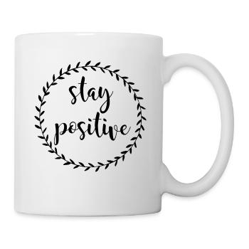 Stay Positive - Mug - white - Right
