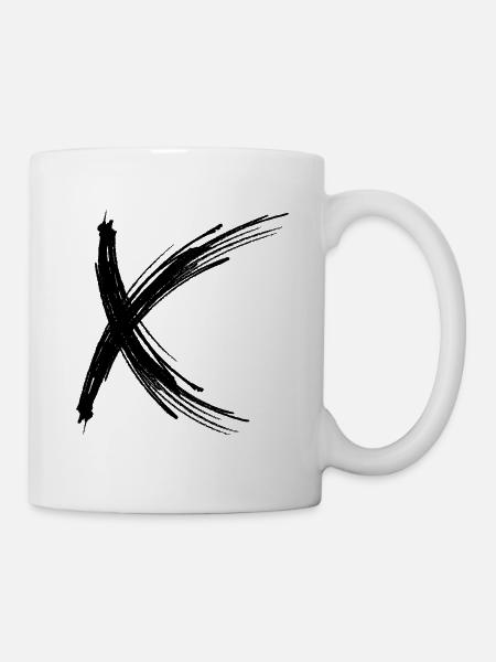 X - Tasse - Weiß