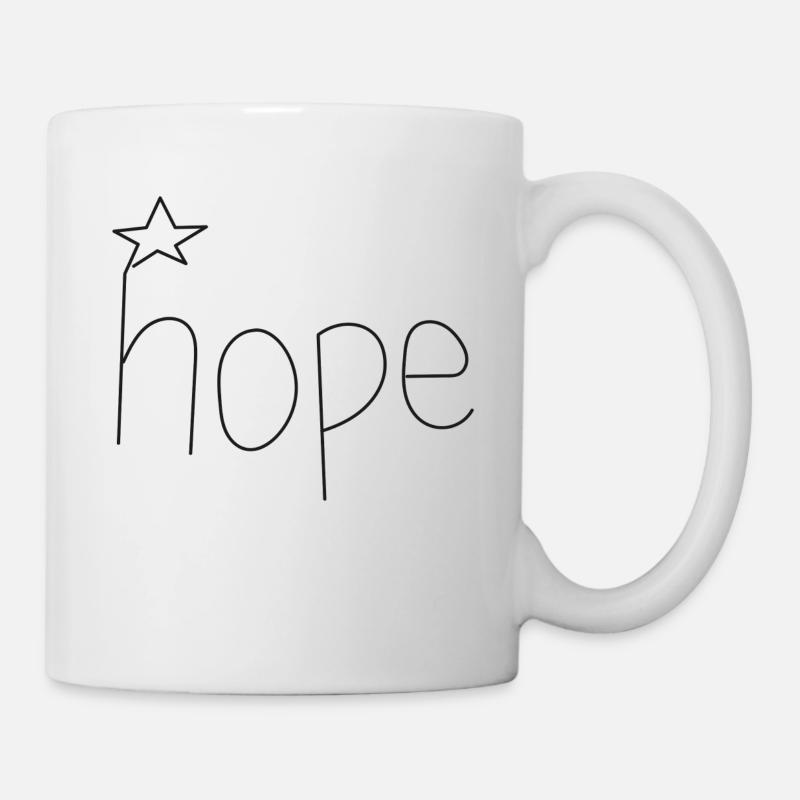 Hope - Tasse - Weiß