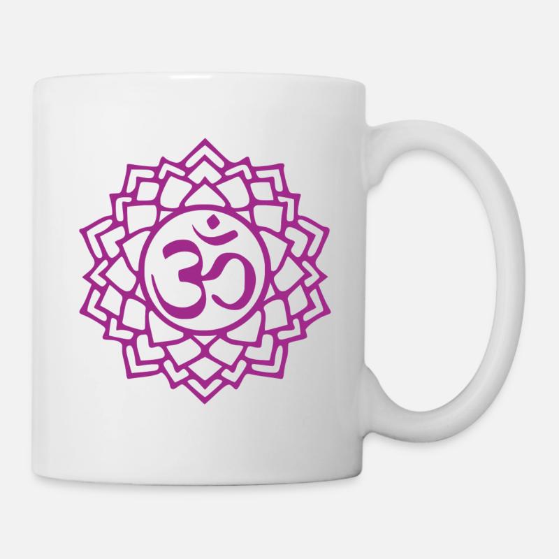 Kronenchakra - Tasse - Weiß