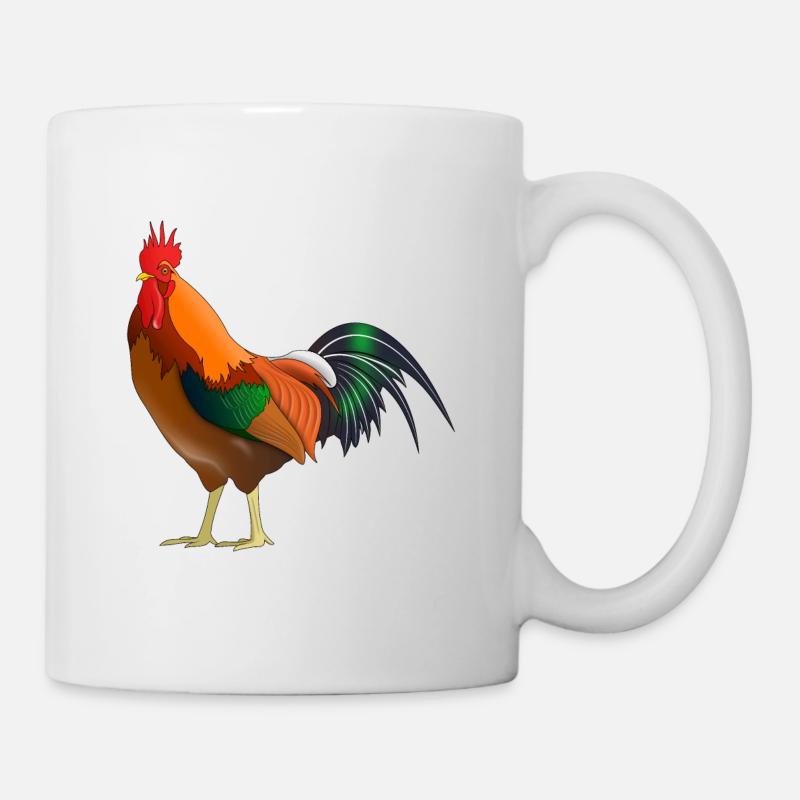 Hahn - Tasse - Weiß