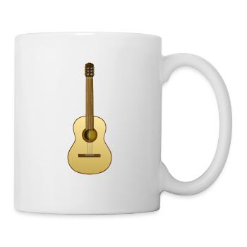 Classical guitar - Mug - white - Right