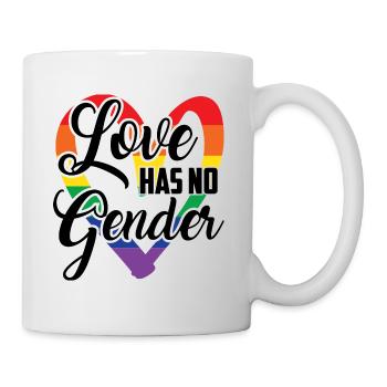 Love has no gender - Mug blanc - blanc - Droite