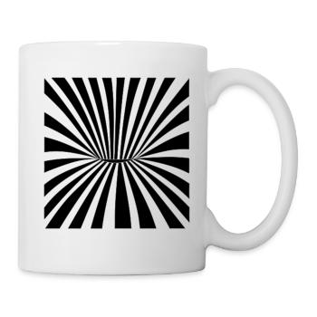 optic illusion 5 - Mug - white - Right