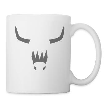 Hochlandkuh - Tasse - Weiß - Rechts