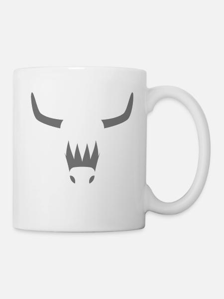 highlander cow - Mug - white