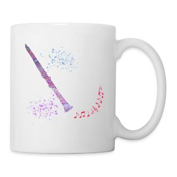 clarinette e 62 - Mug blanc - blanc - Droite