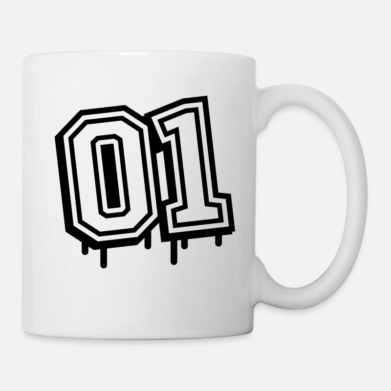 01 one number 1 - Mug - white
