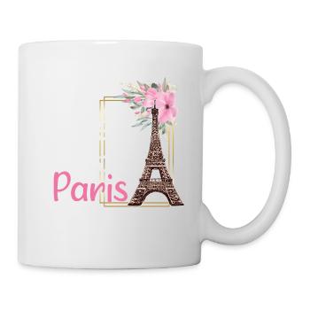 Take Me To Paris France France Tour Eiffel - Mug blanc - blanc - Droite