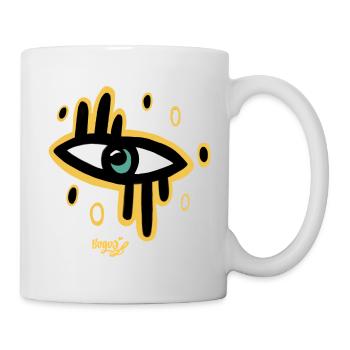 Œil - Mug blanc - blanc - Droite