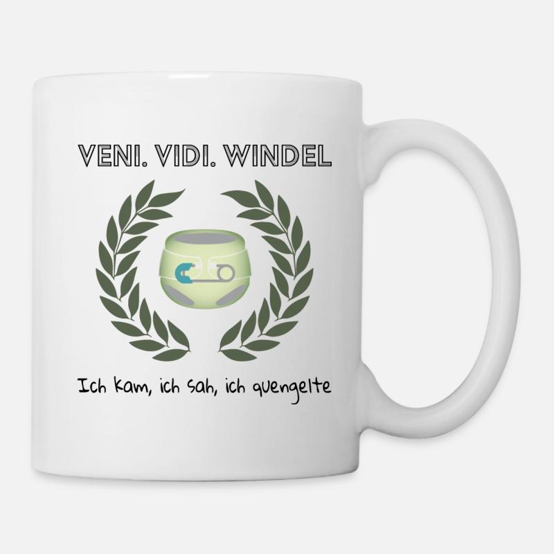 Veni. Vidi. Windel - Tasse - Weiß