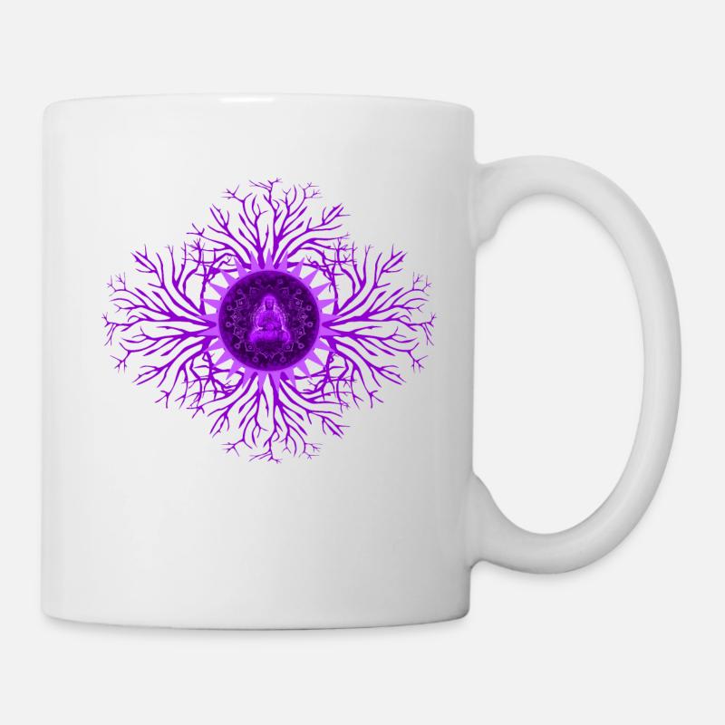 Chakra de la couronne Chakra - Mug blanc - blanc