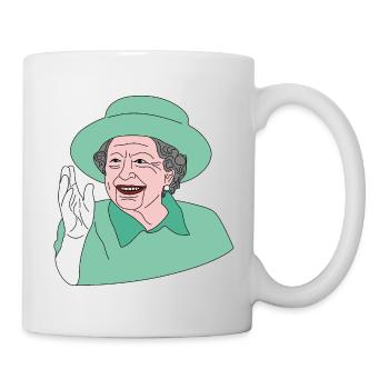 Our majesty the queen Elizabeth II. - Tasse - Weiß - Rechts