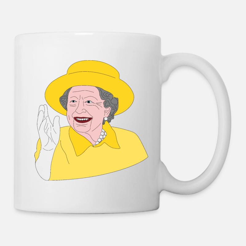 Elisabeth II. - 70. Thronjubiläum - Design Shirt - Tasse - Weiß